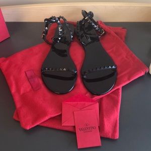 Valentino Rockstud Jelly Sandal - NEVER WORN sz 41